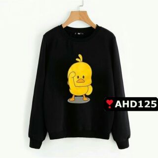 ÁO HOODIE VỊT CỔ TRÒN SIÊU CUTE