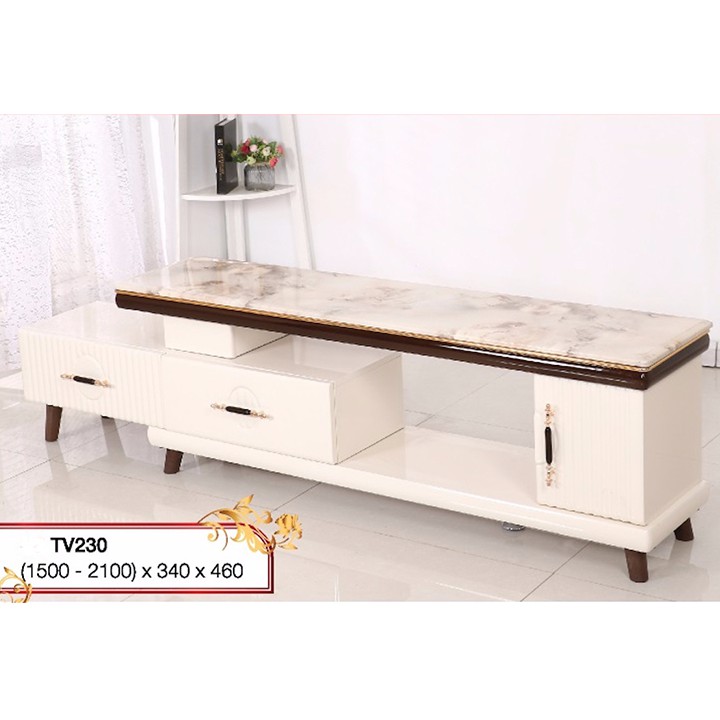 Tủ tivi khung gỗ MDF mặt đá PH-TV230-21 cao cấp