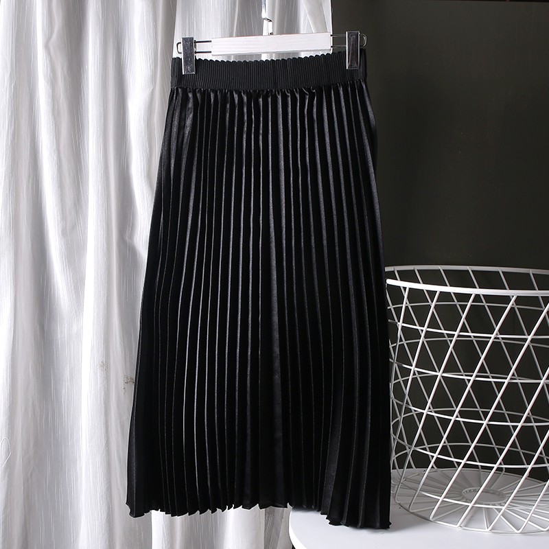 Chân váy K - Gold Woman màu đen | BigBuy360 - bigbuy360.vn