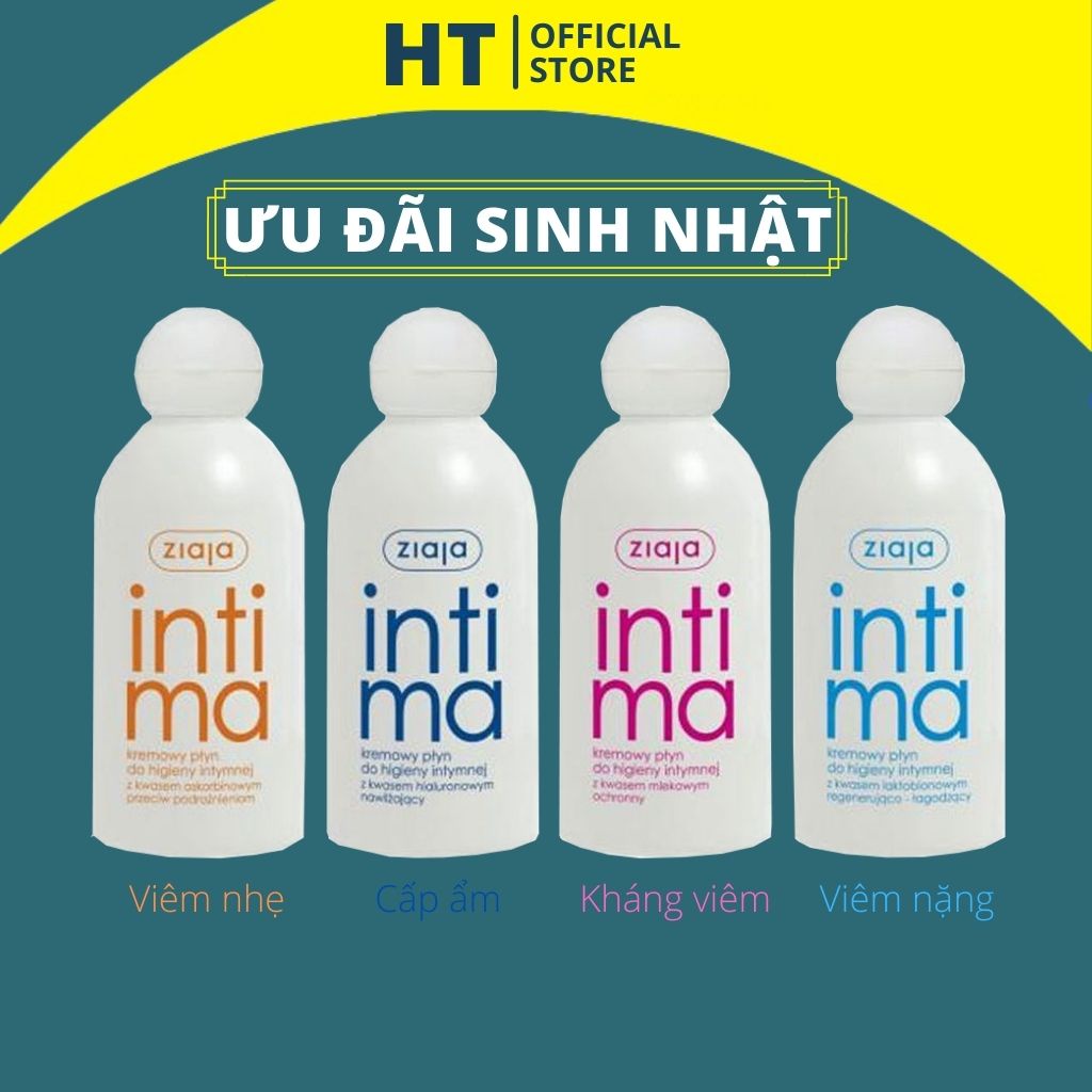 Dung Dịch Vệ Sinh Phụ Nữ Intima Ziaja Ba Lan 200ml