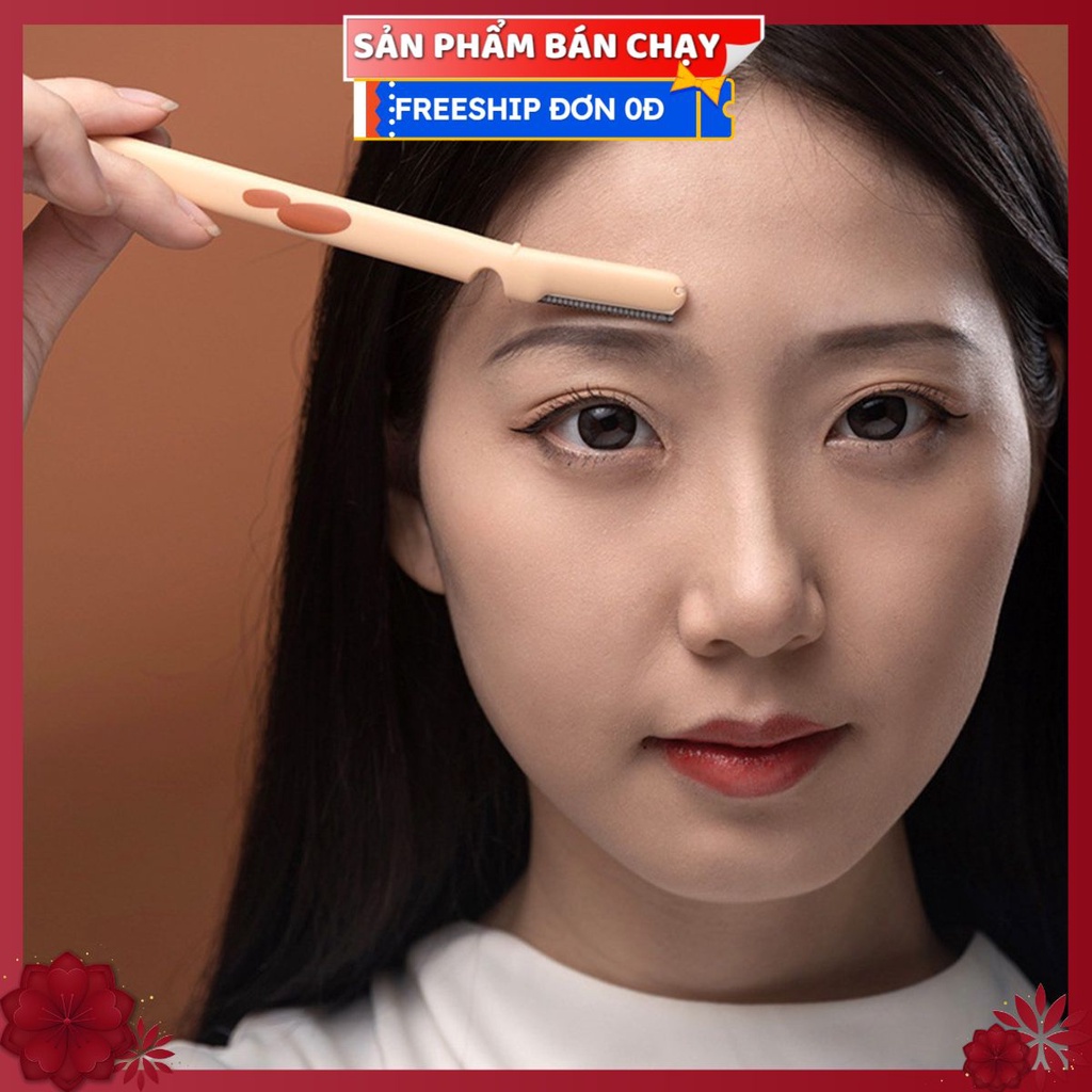 Dụng Cụ Tỉa Lông Mày K6 - Mới Về - Có Nắp Đậy Siêu Cool (Phối Màu)