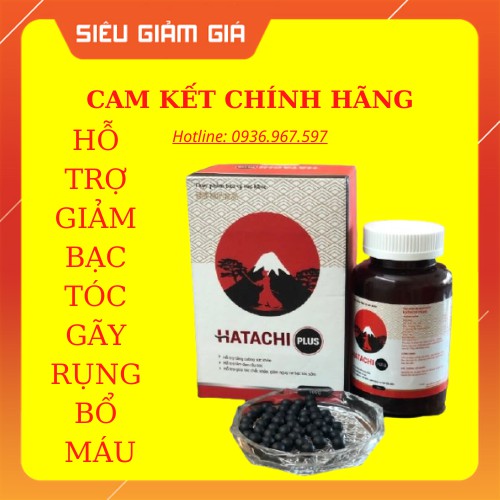 HATACHI Plus - Giúp giảm nguy cơ bạc tóc sớm