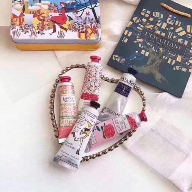 Set 5 kem dưỡng da tay L’occitane 30ml/1 tuýp