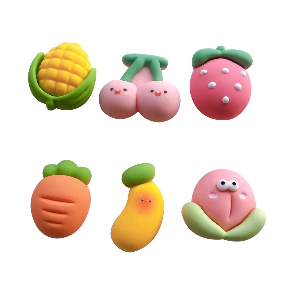 Miếng Dán Trang Trí Tủ Lạnh Hình Trái Cây Hoạt Hình DIY