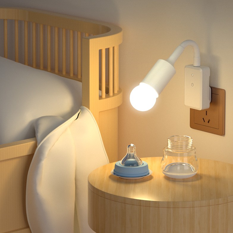 Đèn ngủ điều khiển từ xa 3 cấp độ sáng với chế độ hẹn giờ, điều chỉnh hướng chiếu sáng - Bảo hành 06 tháng