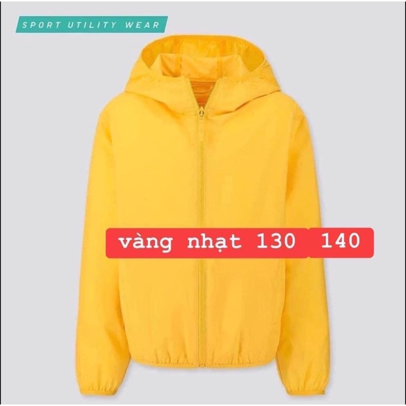 Áo gió trẻ em chính hãng uniqlo Nhật