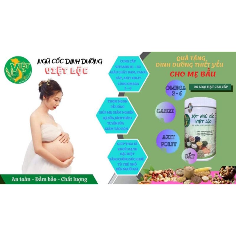 NGŨ CỐC BẦU VIỆT LỘC  26 hạt 1kg ( hàng luôn sẵn. Date mới)