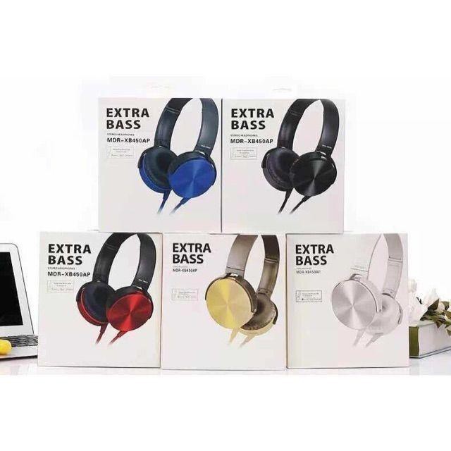 [Siêu Rẻ] Tai Nghe Sony Extra Bass MDR- XB450AP Bass Sâu Và Chắc BH 6 tháng