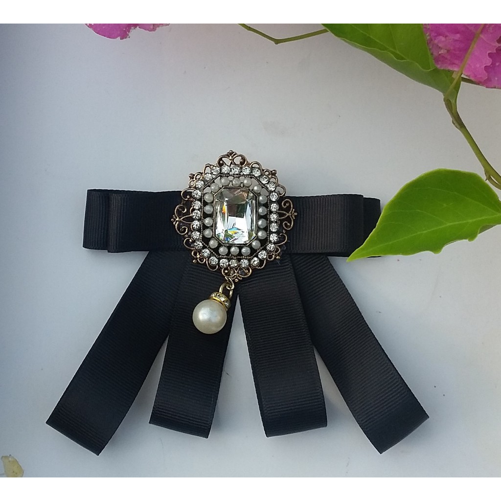 Cài áo nơ handmade