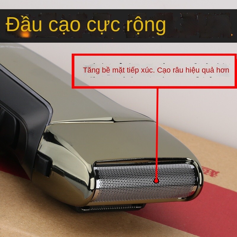 máy cạo râu shengfa 2107 , cạo râu khô cắt sát  không rát sạch gọn