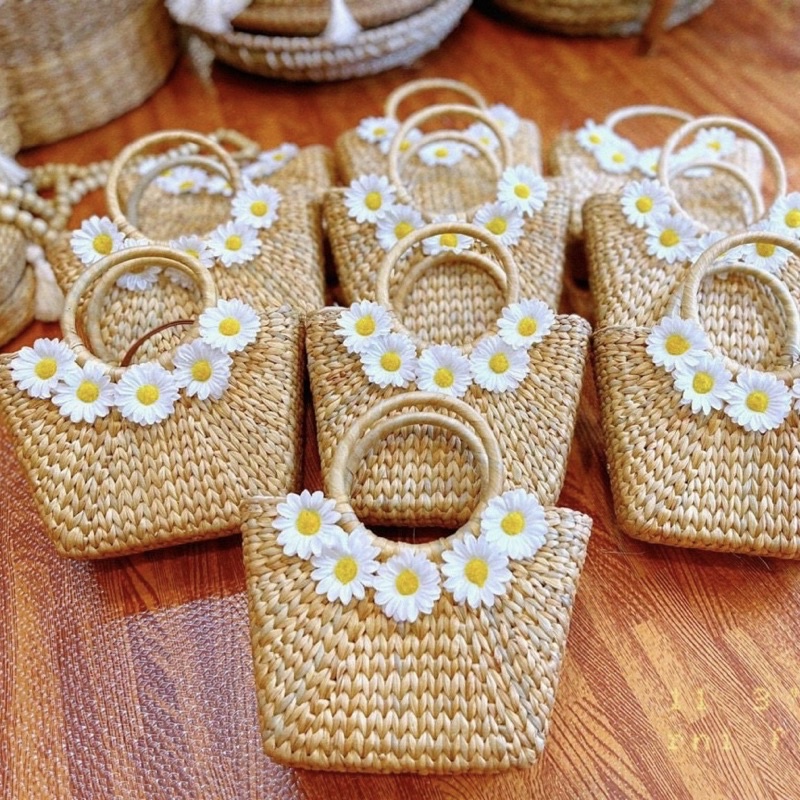 Túi cói đi biển, Túi cói thời trang đa dạng mẫu, Phụ kiện chụp ảnh Siêu Xịn Xò cho Nữ (ảnh thật shop chụp)