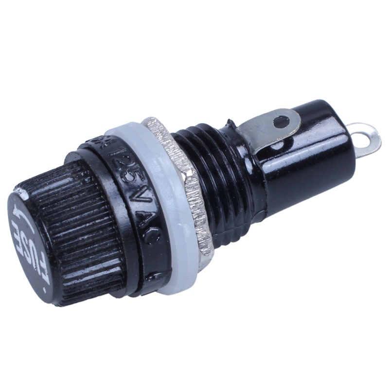 Đế Gắn Cầu Chì Hàn 12mm Kèm Giá Đỡ Cầu Chì 5x20mm