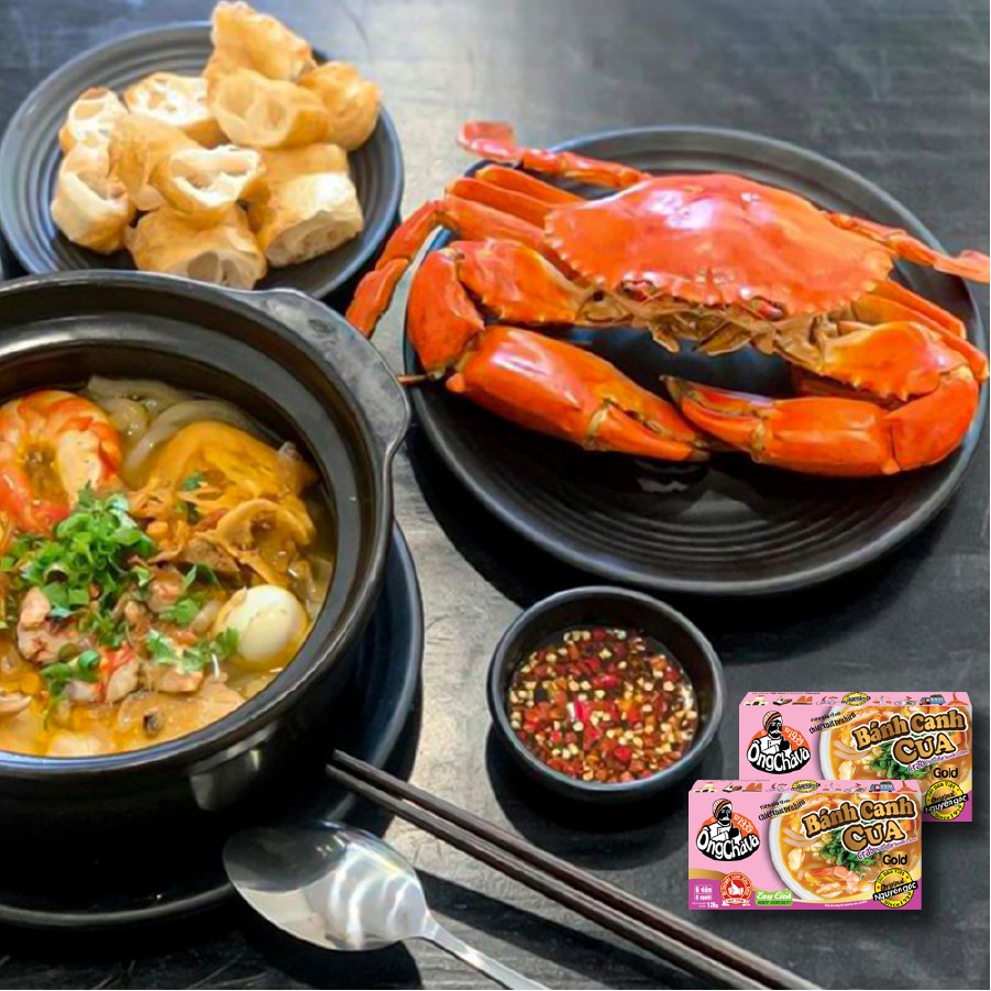 Combo 20 Hộp Viên Gia Vị Bánh Canh Cua Gold Ông Chà Và 126g