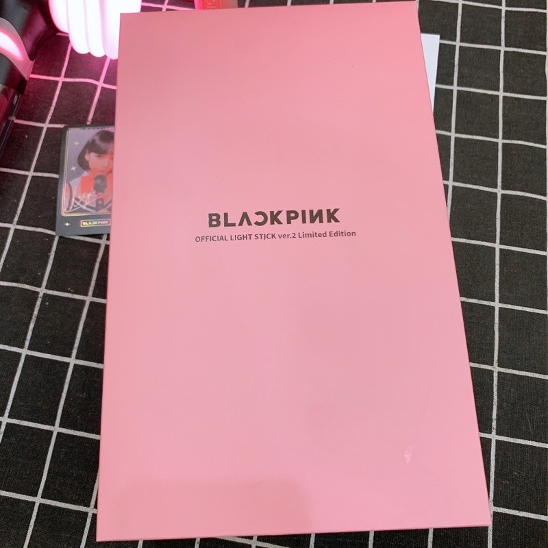 [TẶNG CARD +PIN] Lightstick Blackpink Ver 2 hàng unoff không bắt Bluetooth - Gậy Cổ Vũ Blackpink UNOFF
