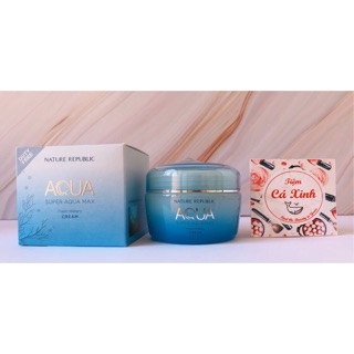 BILL LOTTE DUTY Hàn] Kem dưỡng ẩm Nature Republic Super Aqua Max Fresh Watery Cream 80ML