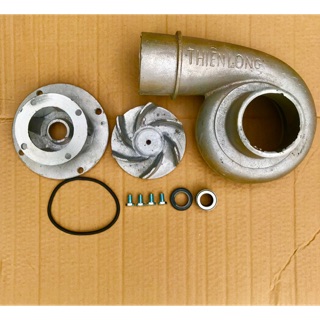 Đầu bơm nước chế đầu nổ va moto điện sang ống 90mm