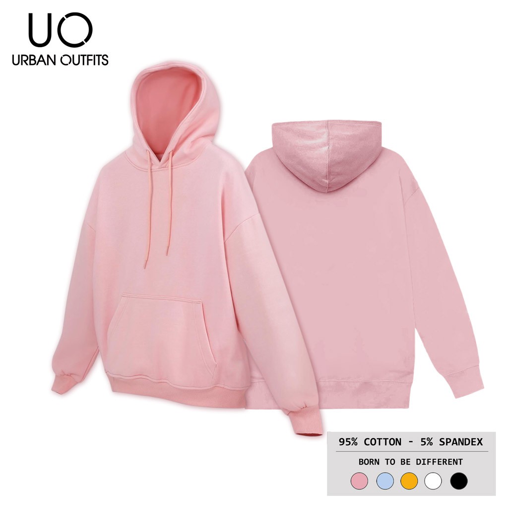 Áo Hoodie Nam Nữ Form Rộng URBAN OUTFITS Kiểu Trơn HOO05 Chui Đầu Thun Cotton Nỉ | BigBuy360 - bigbuy360.vn