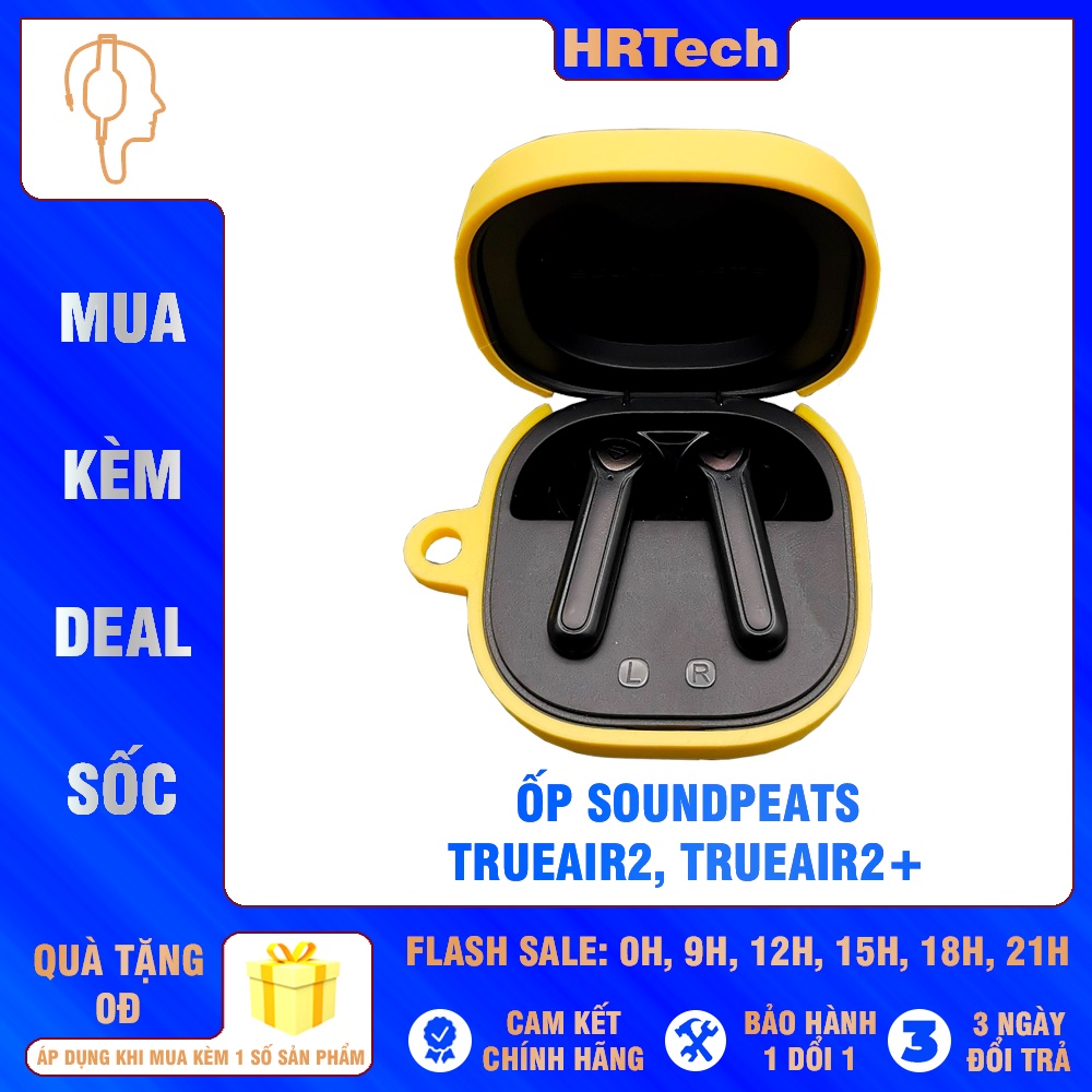 Ốp Silicone Soundpeats Trueair 2 - Case Silicone Soundpeats TrueAir 2 - Ốp Chính Thức