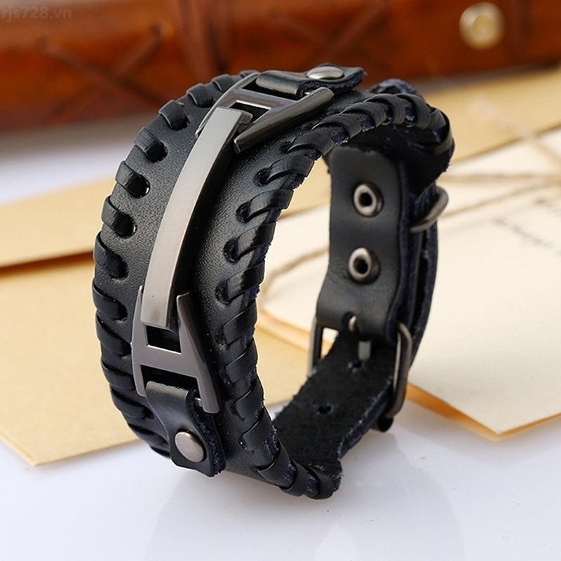 Vòng Tay Da Bản To Cá Tính Cho Nam Và Nữ