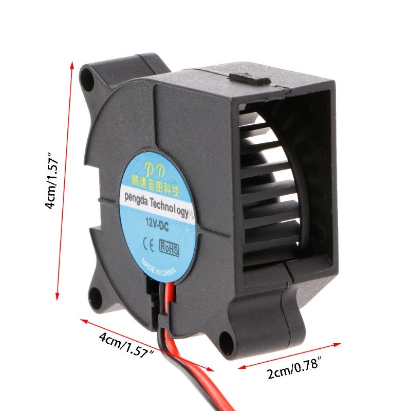 ✿ 1 Quạt Tản Nhiệt 4020 40Mmx40Mmx20Mm Kèm 2 Pin Cho Máy In 3D
