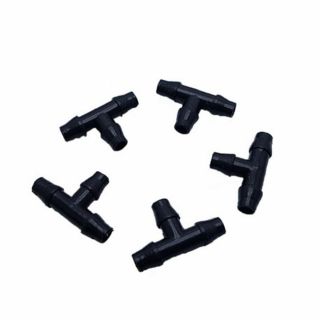 t nối 6 mm - 6 ly nhựa cao cấp 100 cái dùng cho hệ thống tưới cây