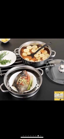 Nồi hấp inox 2 tầng POT size 28cm