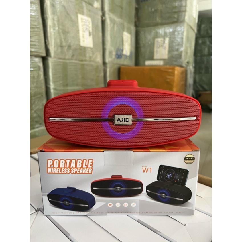 Loa bluetooth W1 W3 mới nhất 2 loa đèn leb công suất lớn không dây âm thanh siêu hay bass mạnh bh 1 đổi 1 hđ