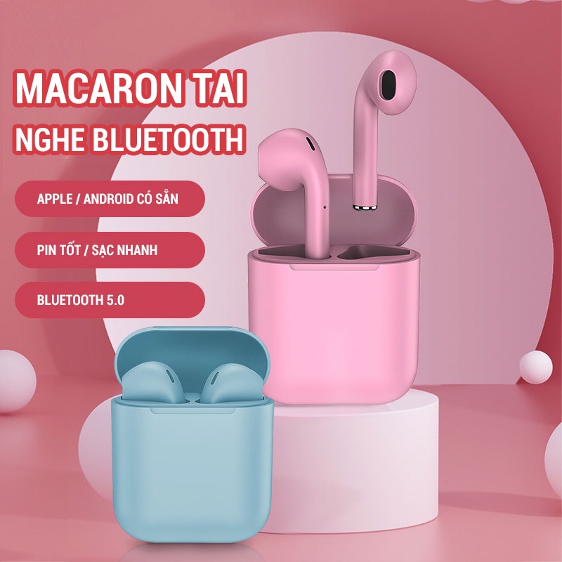 [HÀNG CÓ SẴN] Bộ Tai Nghe Nhét Tai Inpods 12 I12 Không Dây Bluetooth 5.0 Nhiều Màu Tùy Chọn