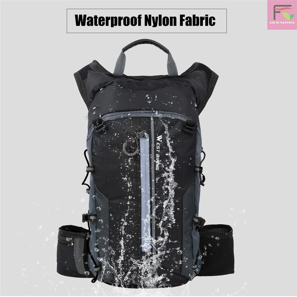 Balo đi xe đạp WEST BIKING siêu nhẹ chống thấm nước thoáng khí sức chứa lớn 10L