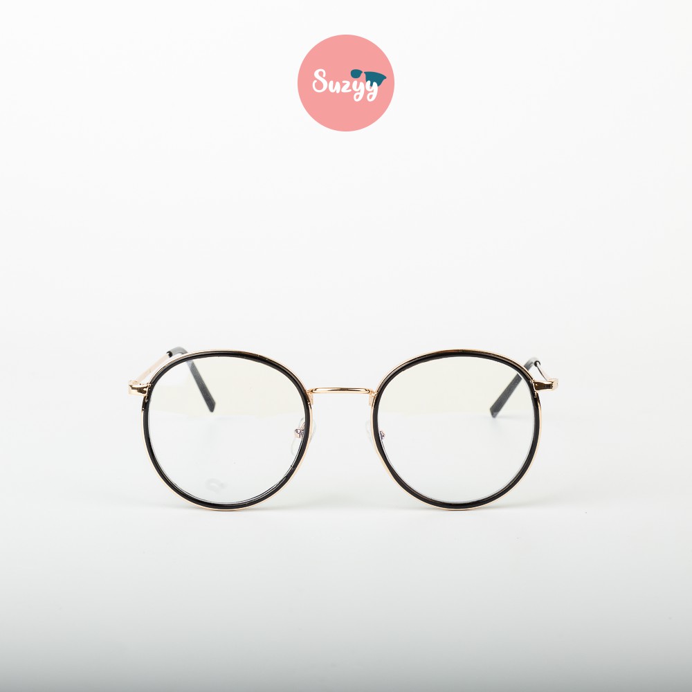 Gọng kính cận nữ Suzyy dáng tròn chất liệu kim loại nhiều màu