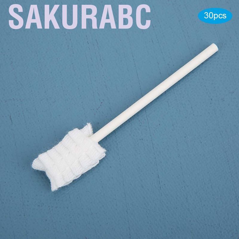 Sakurabc 30pcs Baby Oral Cleaner Tooth Tongue Brush Infant Dental Care Supplies