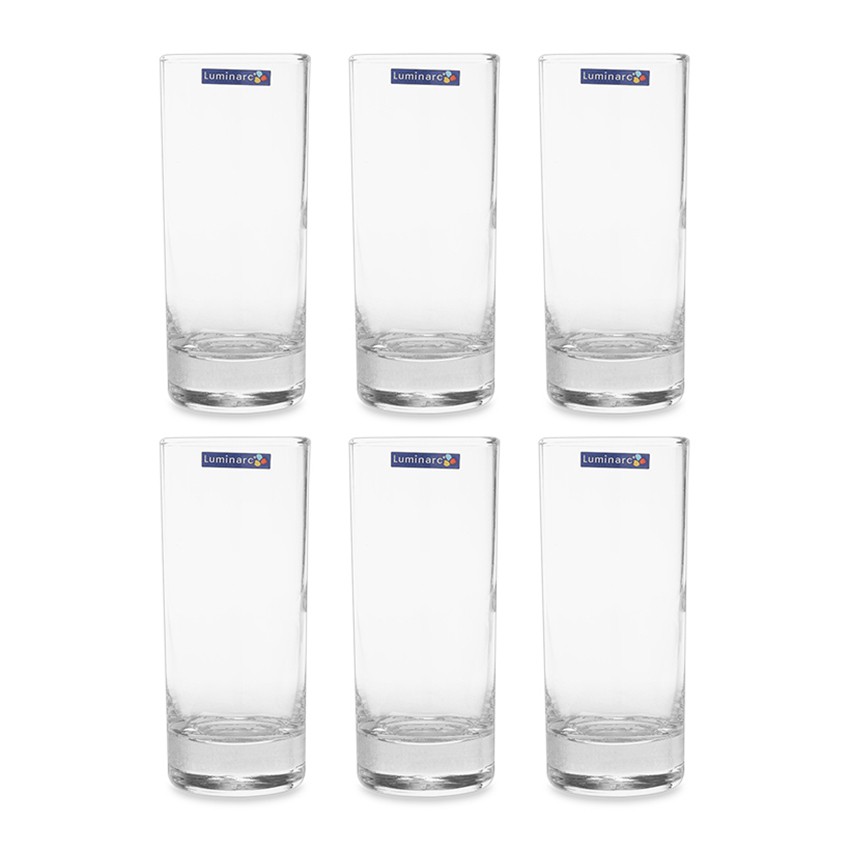Bộ 6 ly thủy tinh cao Luminarc Islande 290ml D6293