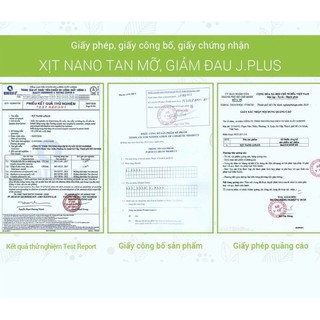 Xịt nano tan mỡ J.Plus