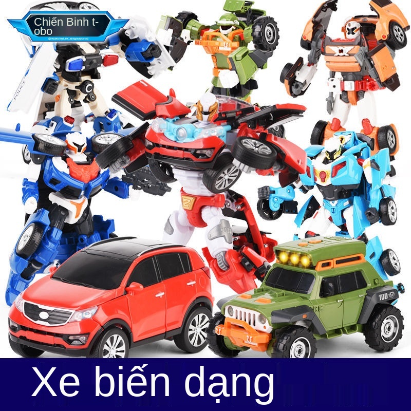 Đồ chơi TOBOT Tobo Brothers chính hãng Hàn Quốc V Deformation Car Robot Warrior Y Fit Z King Kong X Children