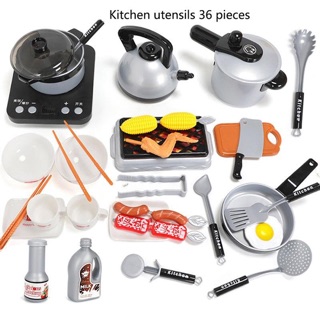 Bộ đồ chơi nấu ăn Kitchen 36 món cho bé