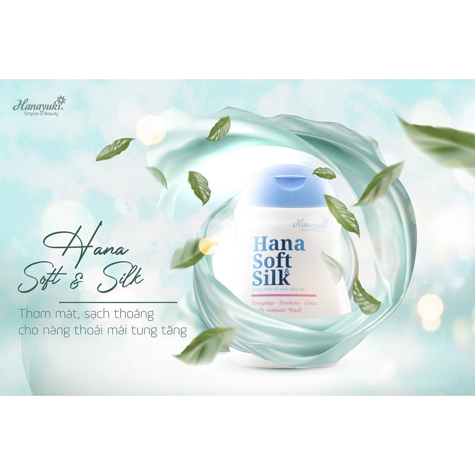 Dung Dịch Vệ Sinh Phụ Nữ Hana Soft Silk Hanayuki