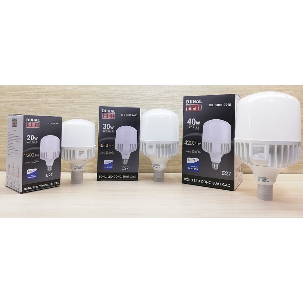 Bóng Đèn Led Bulb DUHAL  10W- 15W- 20W - 30W - 40W - 50W - 60W E27 Tiết kiệm điện