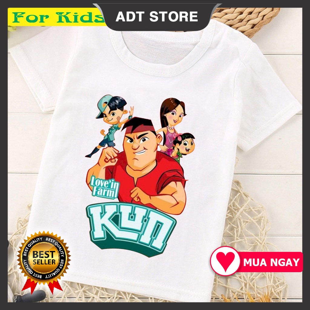 BST Áo Thun Cho Bé In Hình Gia Đình Kun Nông Dân Siêu Phàm Siêu Hot độc đẹp giá rẻ