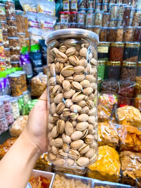 Hạt Dẻ Cười Mỹ Lon Lớn Hũ Pet 500gr