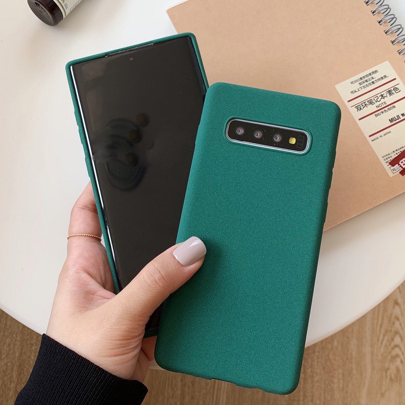 Ốp điện thoại TPU dẻo mặt nhám siêu mỏng thời trang cho Samsung A50S S10 Plus S9 A10S A50S M30S Note 10 Pro S8 A30 A20S | BigBuy360 - bigbuy360.vn