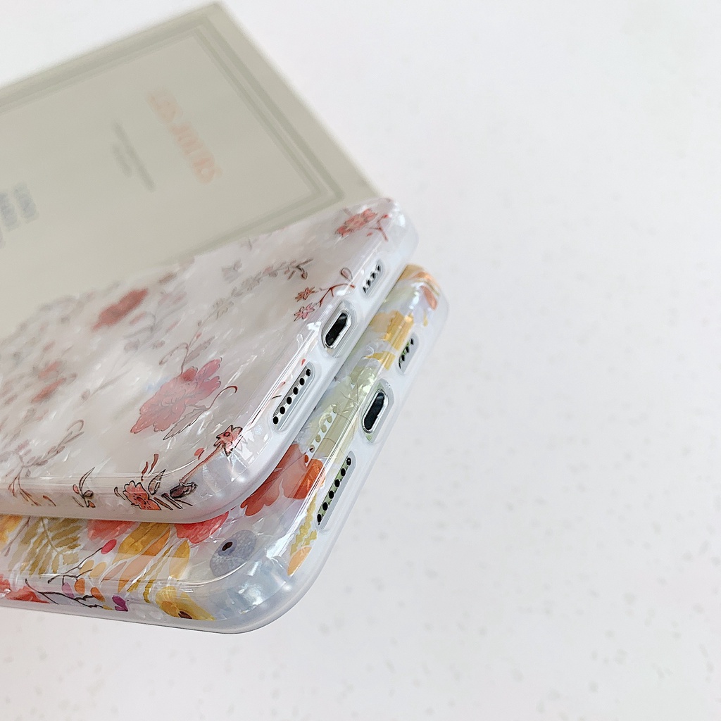 Ốp lưng iphone hoa rơi nhẹ nhàng nhựa dẻo Xsmax/ ip11/11pro/11promax/ip12/12pro/12promax