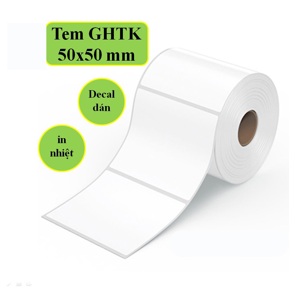 Decal nhiệt, Tem GHTK 50x50 mm - 1 cuộn