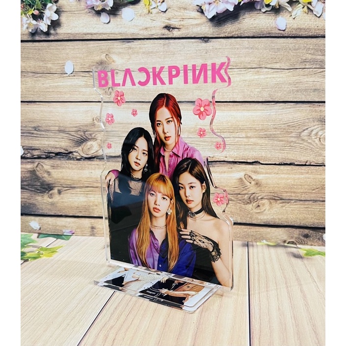 Standee BLACKPINK mica trong để bàn/mô hình KPOP BLACkPINk