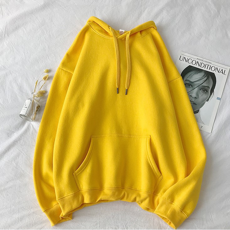 Áo nỉ bông hoodie nam nữ form rộng, áo sweater có mũ unisex | BigBuy360 - bigbuy360.vn