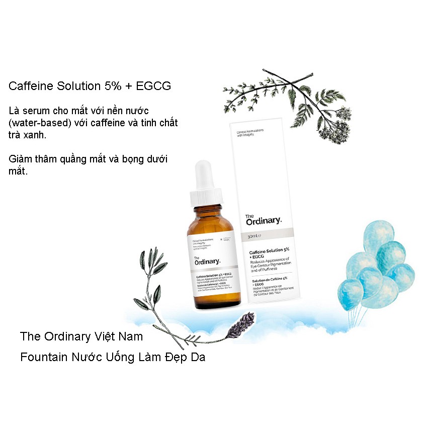 The Ordinary - Caffeine Solution 5% + EGCG - Serum Giảm Quầng Thâm Mắt