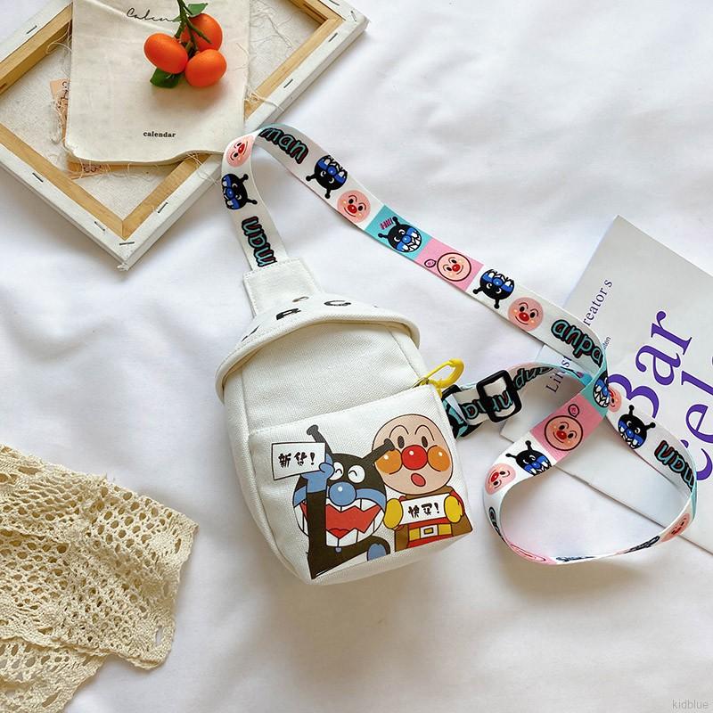 Túi đeo chéo họa tiết hoạt hình thời trang cho bé phong cách Hàn Quốc