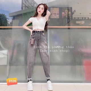 Quần baggy hoa cúc