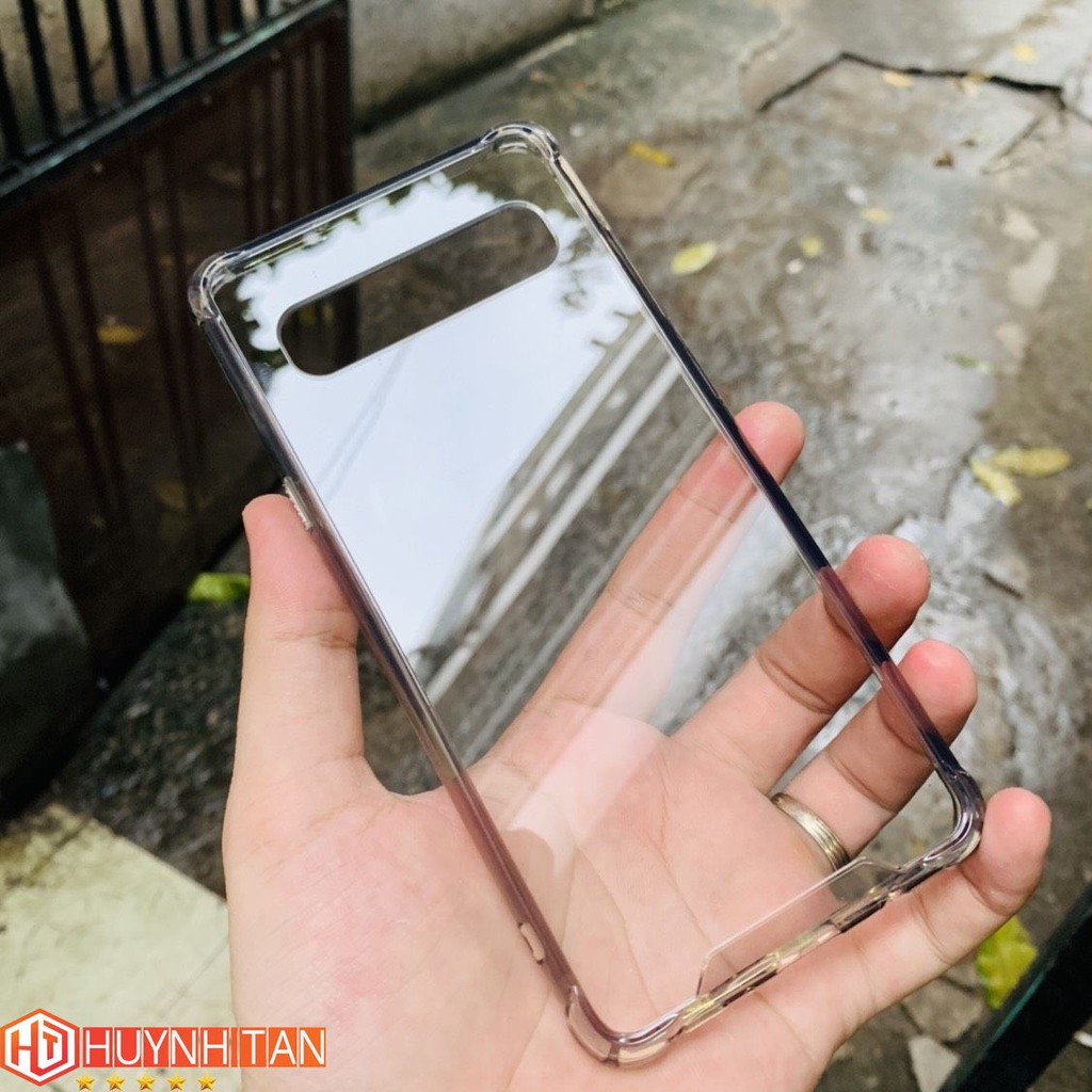 Ốp lưng Samsung S10 5G Clear Color Ver 3 viền xám trong