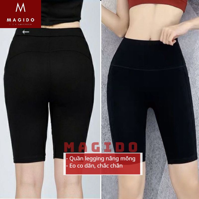 quần legging 💚quần legging lửng -NÂNG MÔNG, co dãn 4 chiều cực đẹp, thể thao, đi chơi đi học rât đẹp MAGIDO-(ẢNH THẬT) | BigBuy360 - bigbuy360.vn