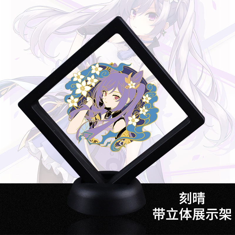 Ghim Cài Áo Kim Loại Hình Nhân Vật Anime Ganyu Keqing Xiao Hutao